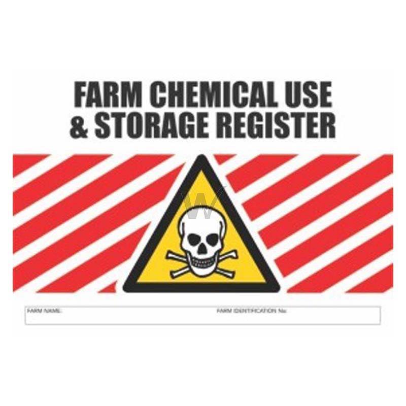 Farm Chemical Use & Storage Register