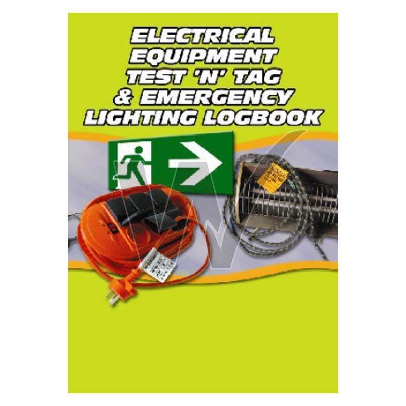 Electrical Test 'N' Tag & Emergency Lighting Log Book