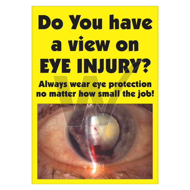 Eye Injury Poster