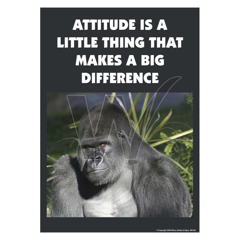 Attitude Motivational Poster