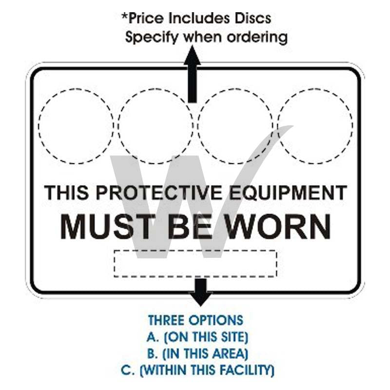 Mandatory Sign - This Protective Equipment Must Be Worn