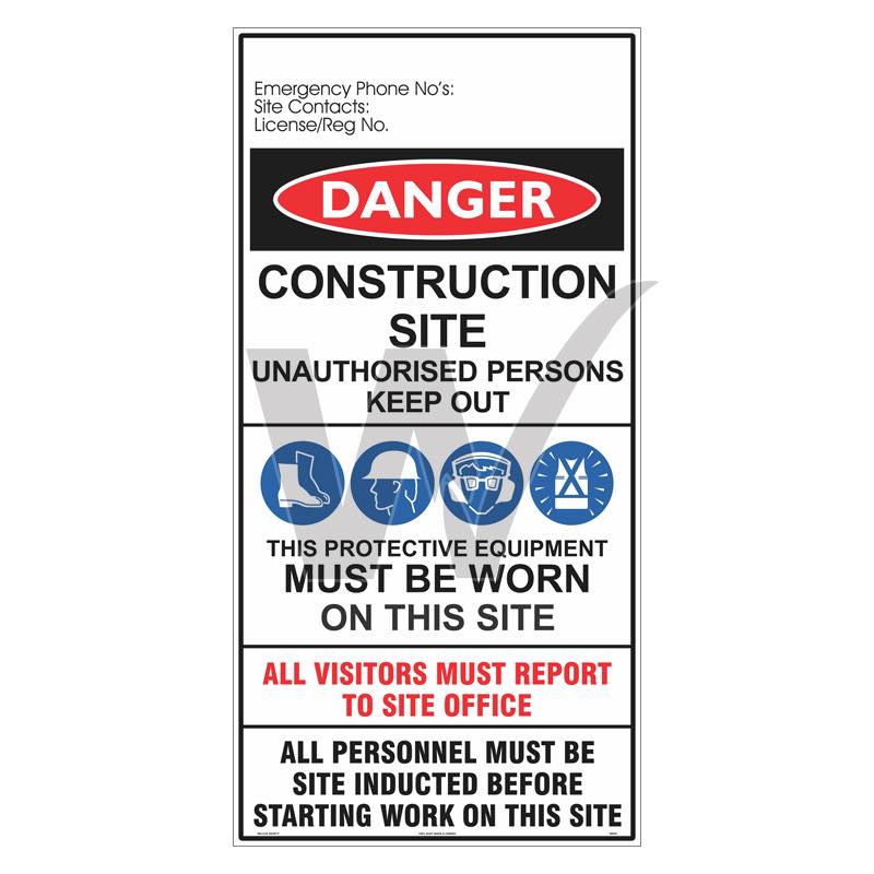 Construction Sign - General Site Information