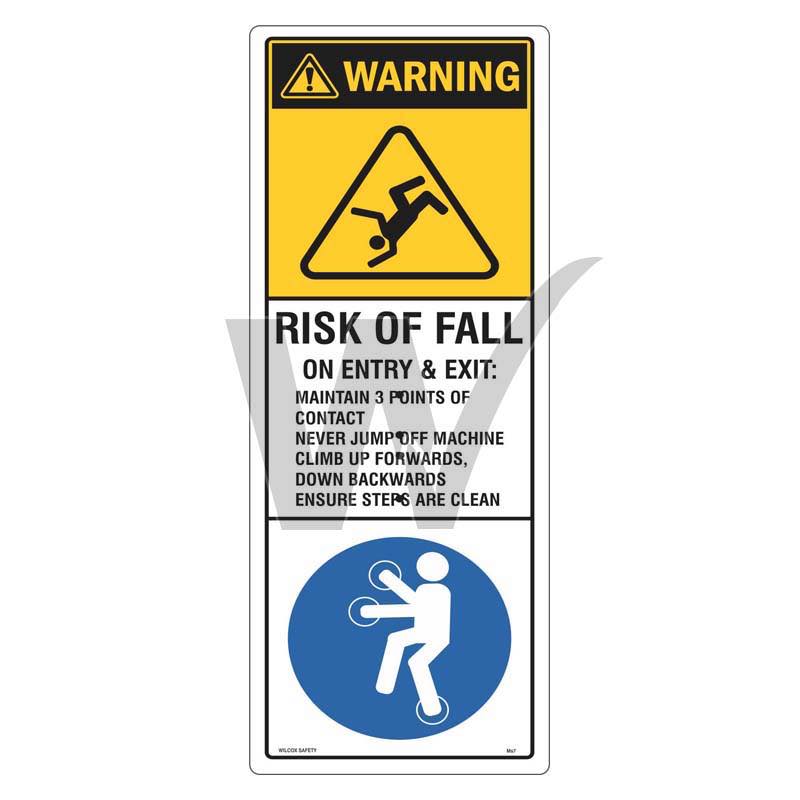 Warning Sign - Risk Of Fall