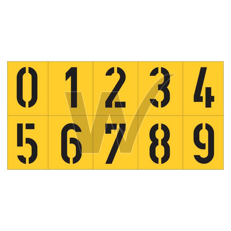 Stencil Set - Numbers