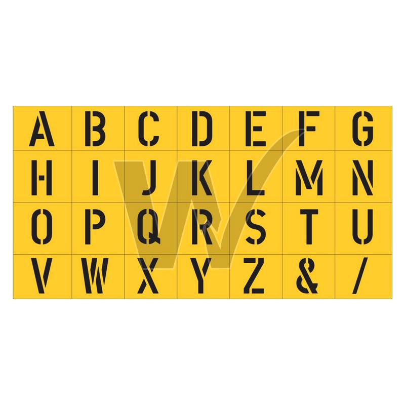 Stencil Set - Letters