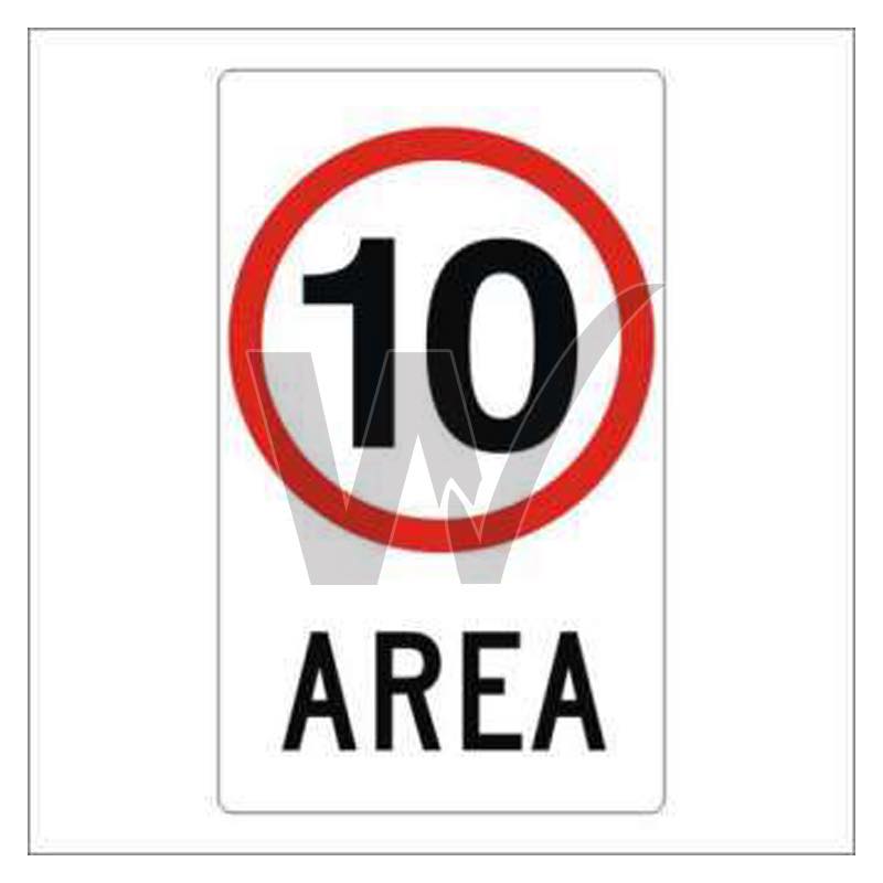 Traffic Sign - 10 KM Area