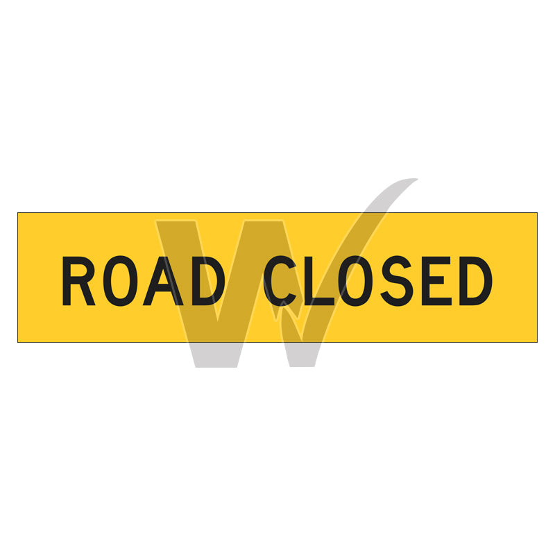 Multi Message Frame Sign - Road Closed