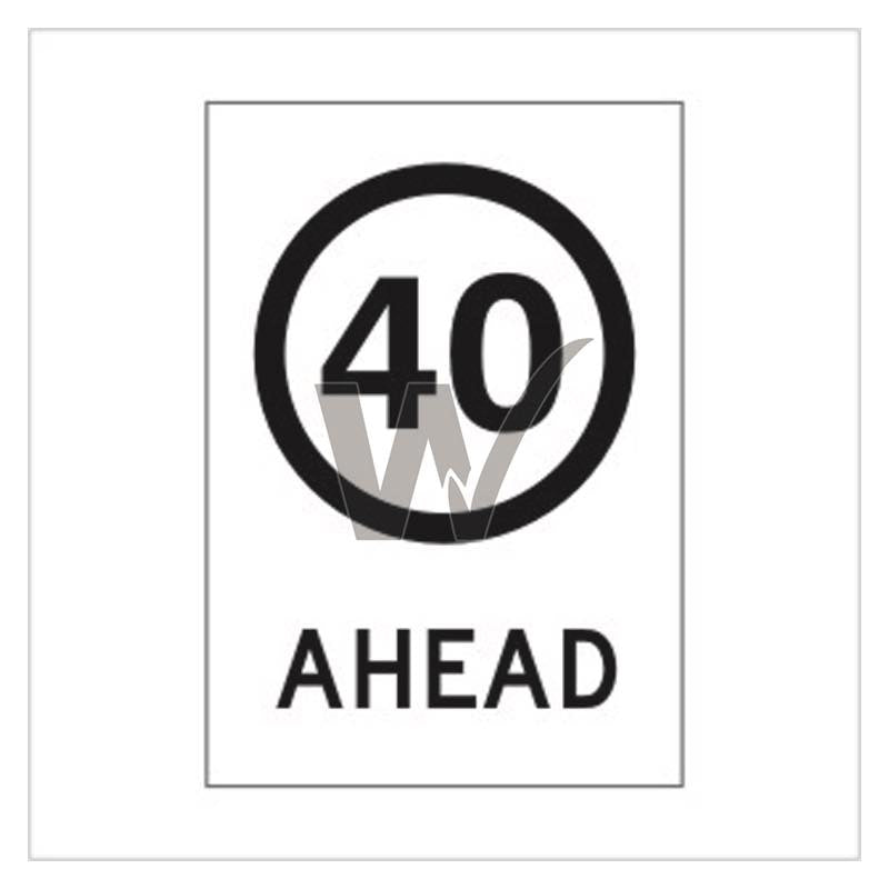 Multi Message Frame Sign - 40 Ahead