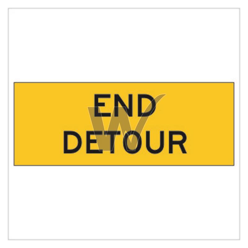 Multi Message Frame Sign - End Detour