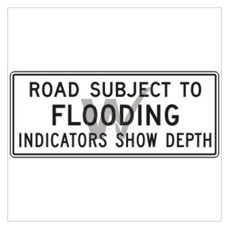 Traffic Sign - Road Subject To Flooding