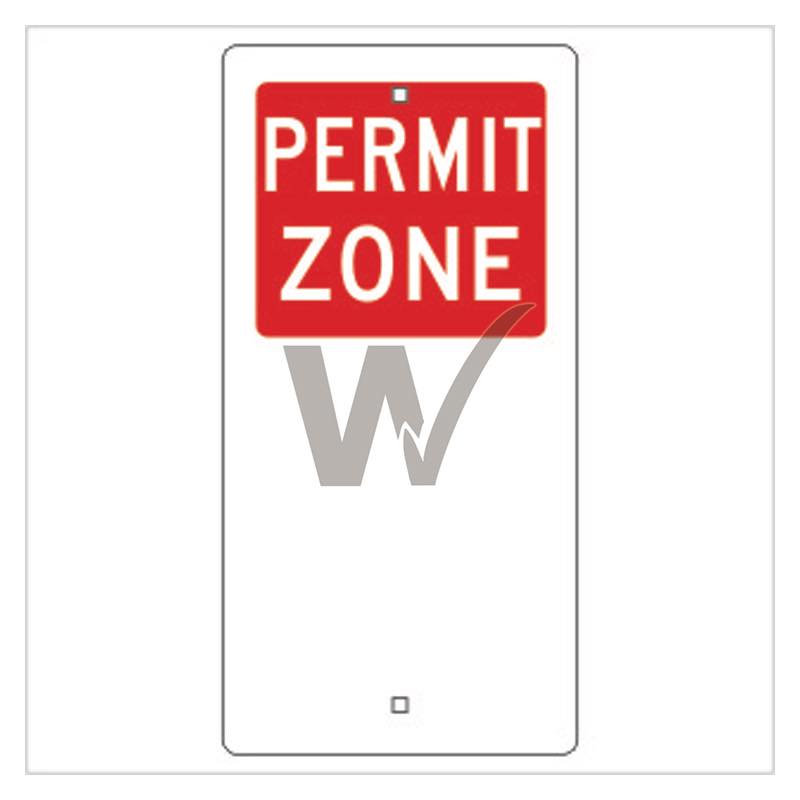 Permit Zone Sign
