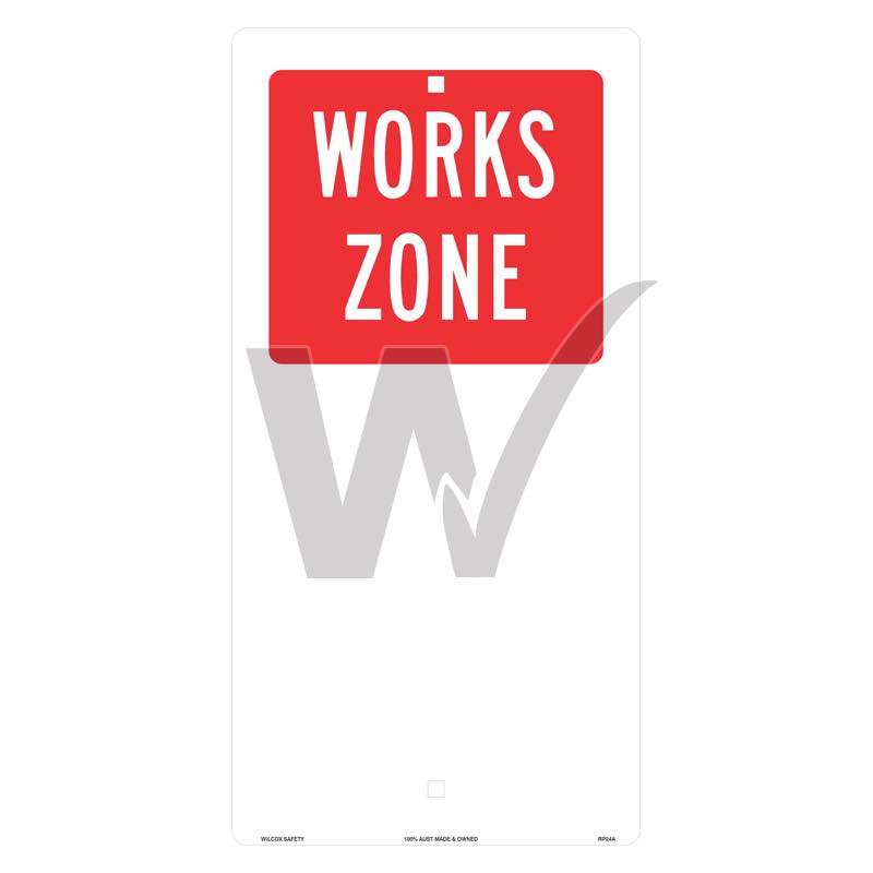 Works Zone Sign