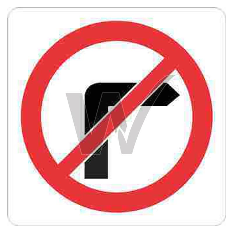 Traffic Sign - No Right Turn