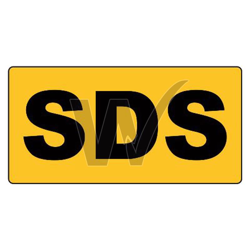 Document Storage Box MSDS Label
