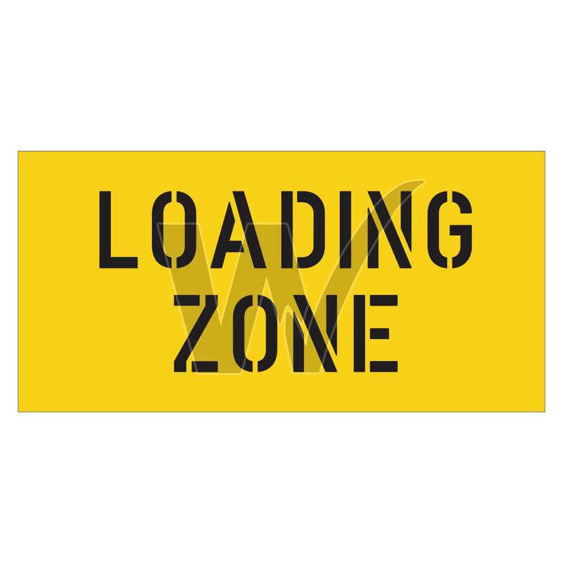 Stencil - Loading Zone