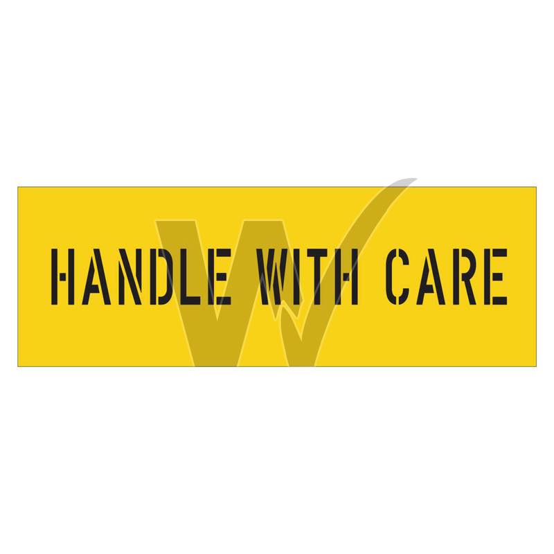 Stencil - Handle With Care