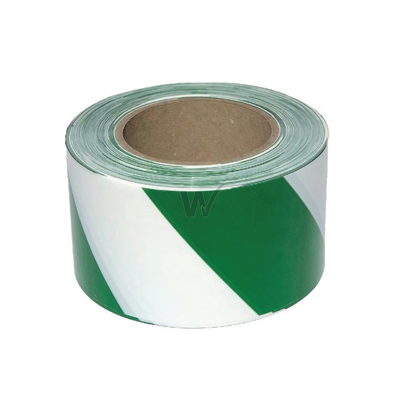 Barrier Tape - Green/White